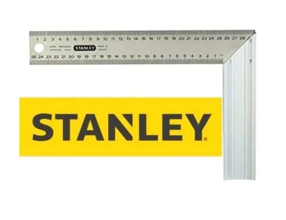 STANLEY CARPENTER STEEL SQUARE 400MM METRIC-IMPERIAL