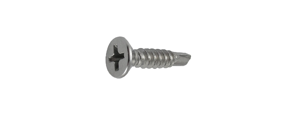 SELF DRILLING SCREWS COUNTER SUNK HEAD(CSK) ZINC PLATED-MADE IN TAIWAN #8x2 (4.2x50mm) (450PCS)