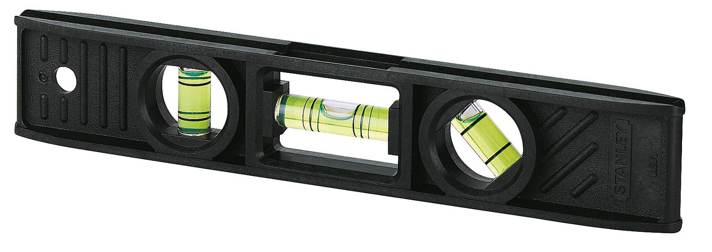 STANLEY TORPEDO LEVELS 20cm - 3 vials