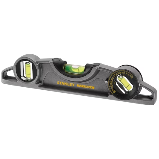 STANLEY MAGNETIC TORPEDO LEVELS 25 CM- 3 VIALS