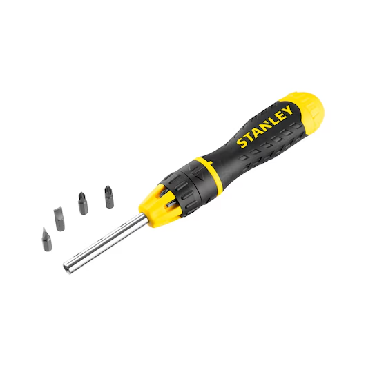 STANLEY MULTIBIT RATCHETING SCREWDRIVER + 10 BITS
