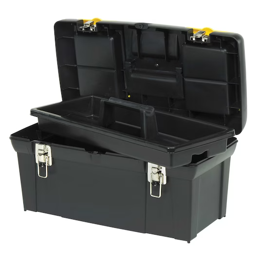 STANLEY 24'' PLASTIC TOOLBOX