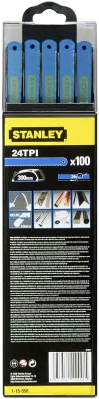 STANLEY BI-METAL LASER -18 TEETH/INCH - 300 MM HACKSAW BLADES