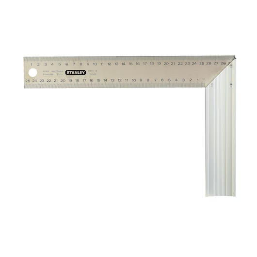 STANLEY CARPENTER STEEL SQUARE 12x8 Metric Imperial