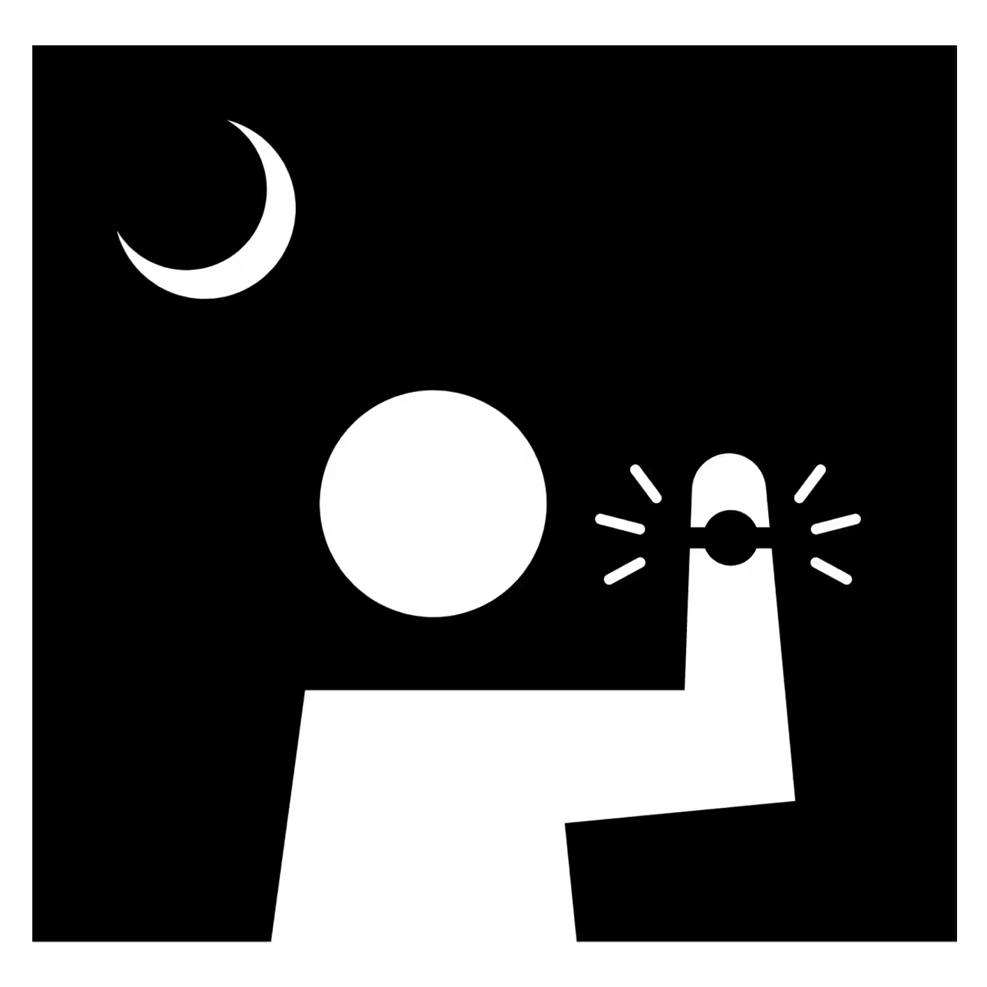 Easy to see in darkness