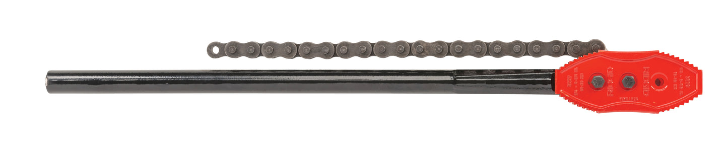 RIDGID Double-End Reversible Chain Tongs, 1/4" (6.35 mm) - 2 1/2" (63.5 mm) Pipe Capacity