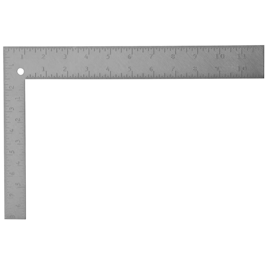 STANLEY CARPENTER STEEL SQUARE 12x8 Metric Imperial