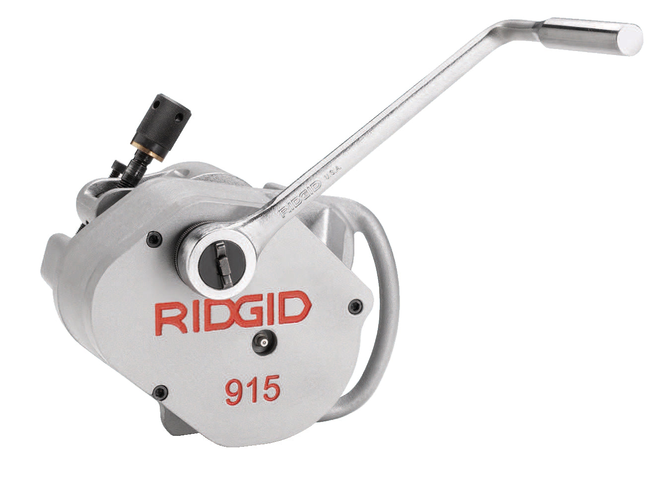 RIDGID 915 Roll Groover with 2" (50.8 mm) - 6" (15.24 cm) Sch. 10 2" (50.8 mm) - 3 1/2" (88.9 mm) Sch. 40 Roll Set
