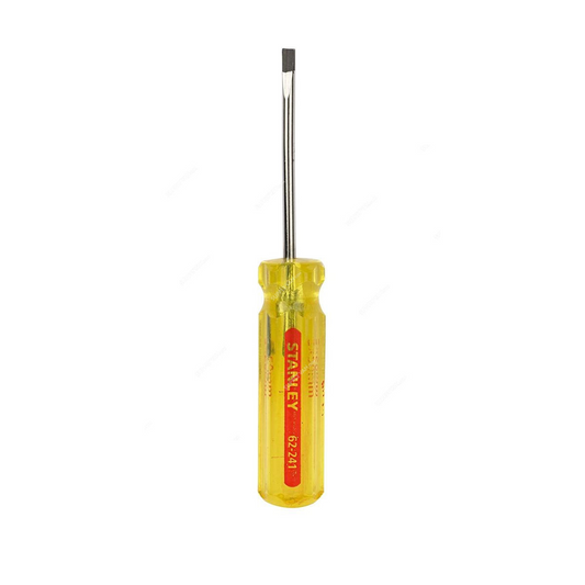 STANLEY CRYSTAL HANDLE SCREWDRIVER SLOTTED 3x50MM
