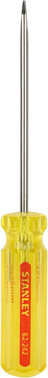 STANLEY CRYSTAL HANDLE SCREWDRIVER SLOTTED 3x75MM