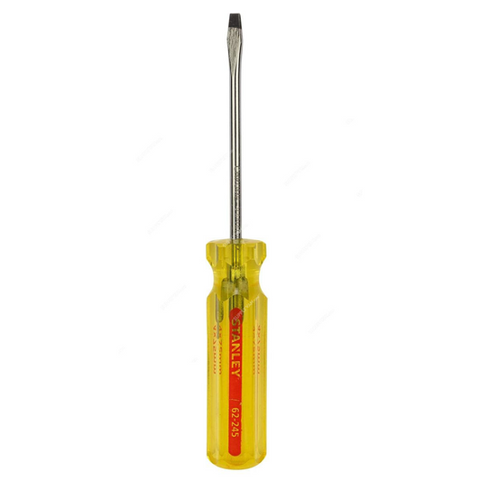 STANLEY CRYSTAL HANDLE SCREWDRIVER SLOTTED 4x75MM