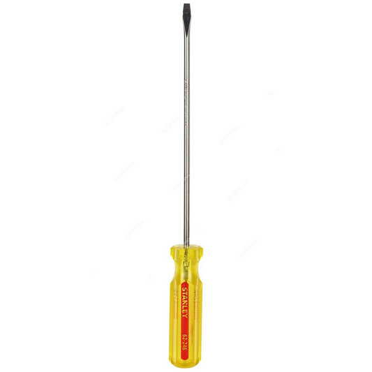 STANLEY CRYSTAL HANDLE SCREWDRIVER SLOTTED 4x150MM