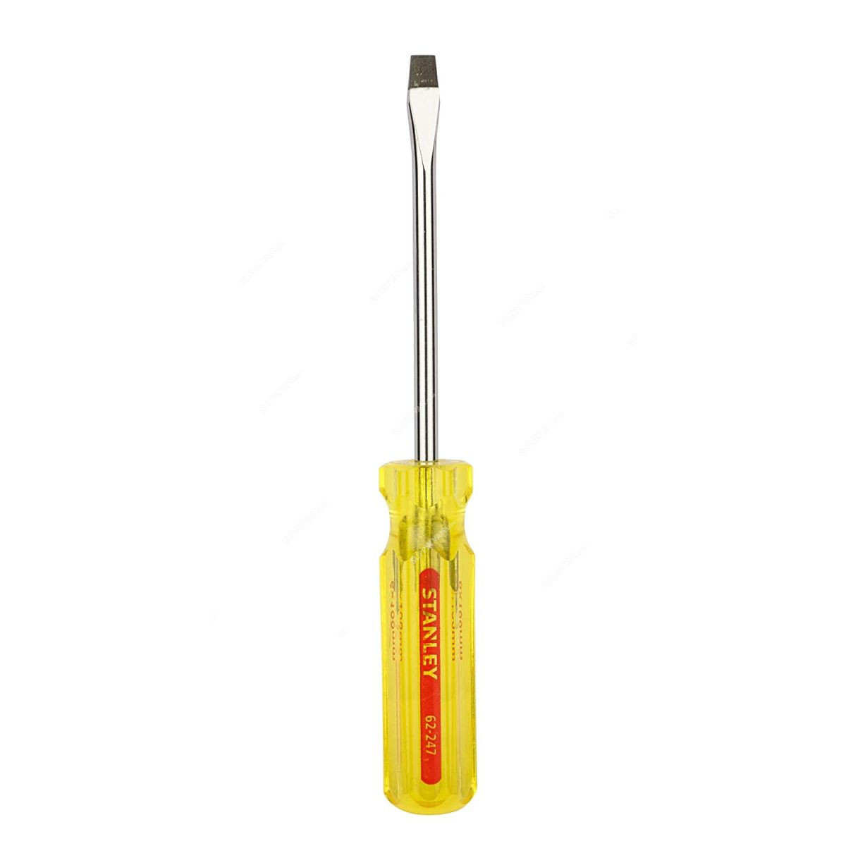 STANLEY CRYSTAL HANDLE SCREWDRIVER SLOTTED 6x100MM