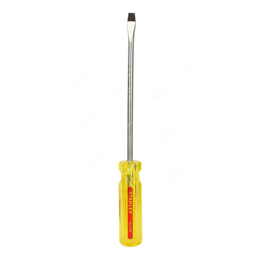STANLEY CRYSTAL HANDLE SCREWDRIVER SLOTTED 6x150MM