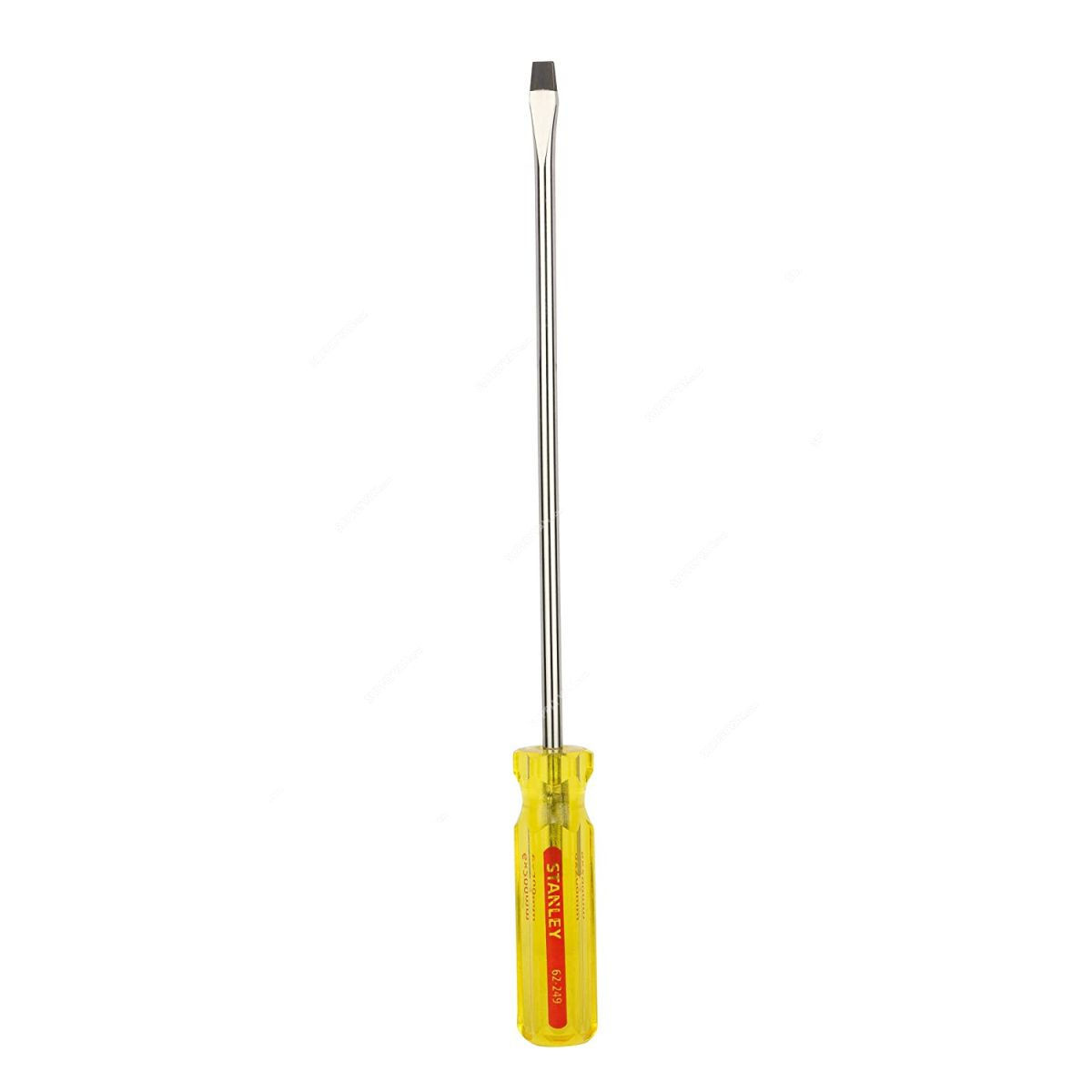 STANLEY CRYSTAL HANDLE SCREWDRIVER SLOTTED 6x200MM