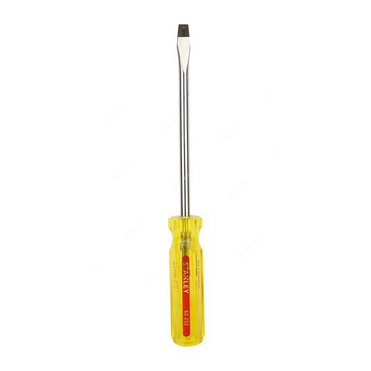 STANLEY CRYSTAL HANDLE SCREWDRIVER SLOTTED 8x150MM