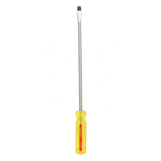 STANLEY CRYSTAL HANDLE SCREWDRIVER SLOTTED 8x250MM
