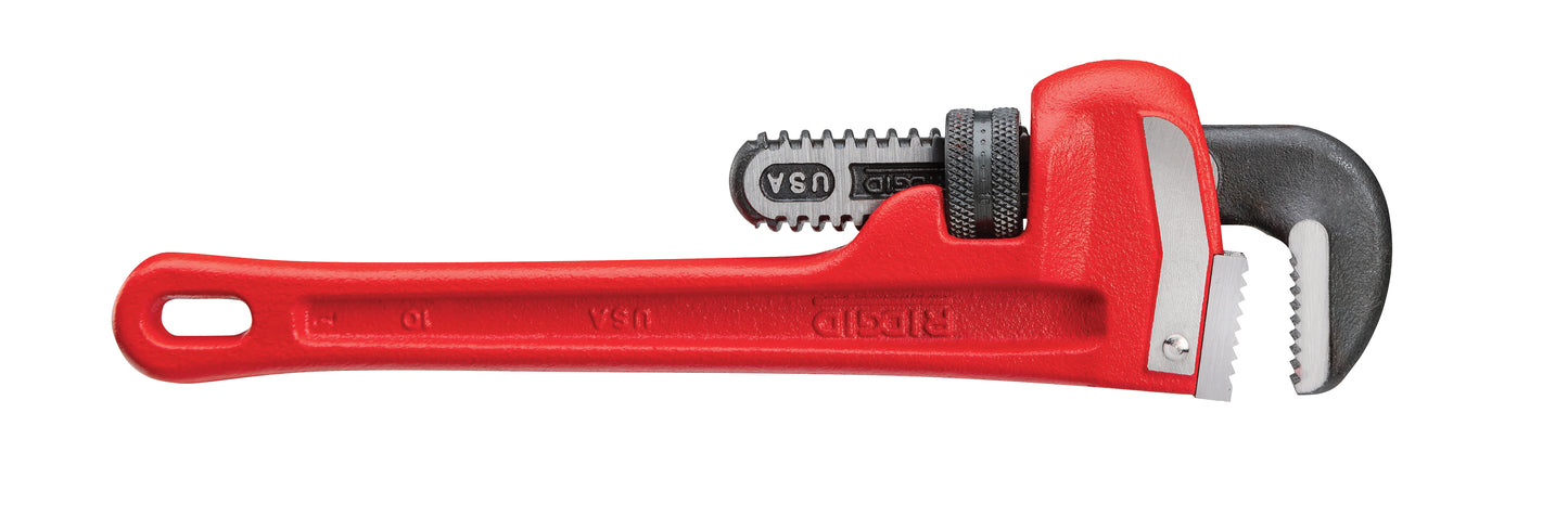 RIDGID 10" (250 mm) Heavy-Duty Straight Pipe Wrench