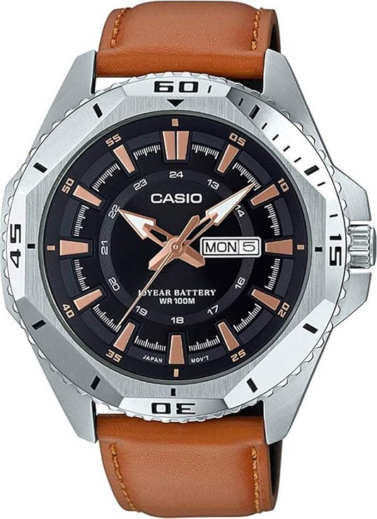 CASIO ANALOG MENS WATCH MTD-1085L-1AVDF