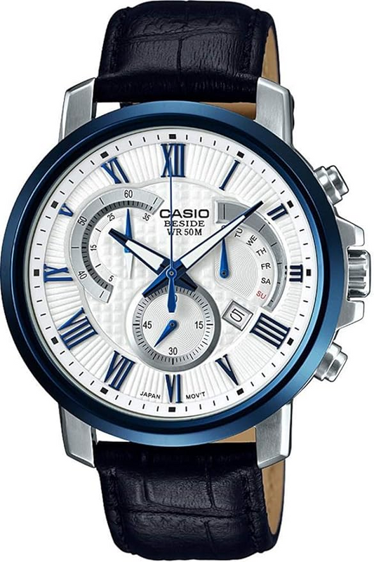 CASIO ANALOG MENS WATCH BEM-520BUL-7A1VDF