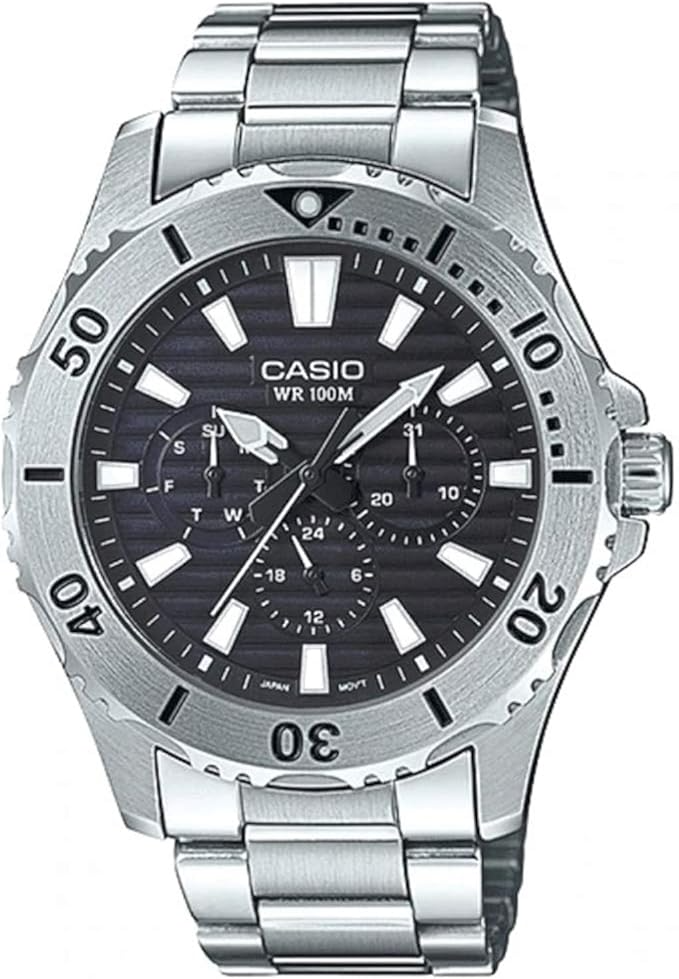 CASIO ANALOG MENS WATCH MTD-1086-1AVDF