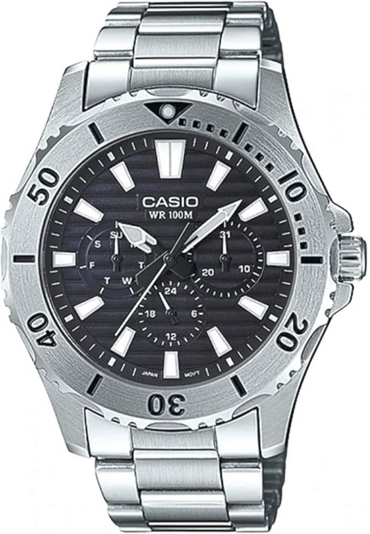 CASIO ANALOG MENS WATCH MTD-1086-1AVDF