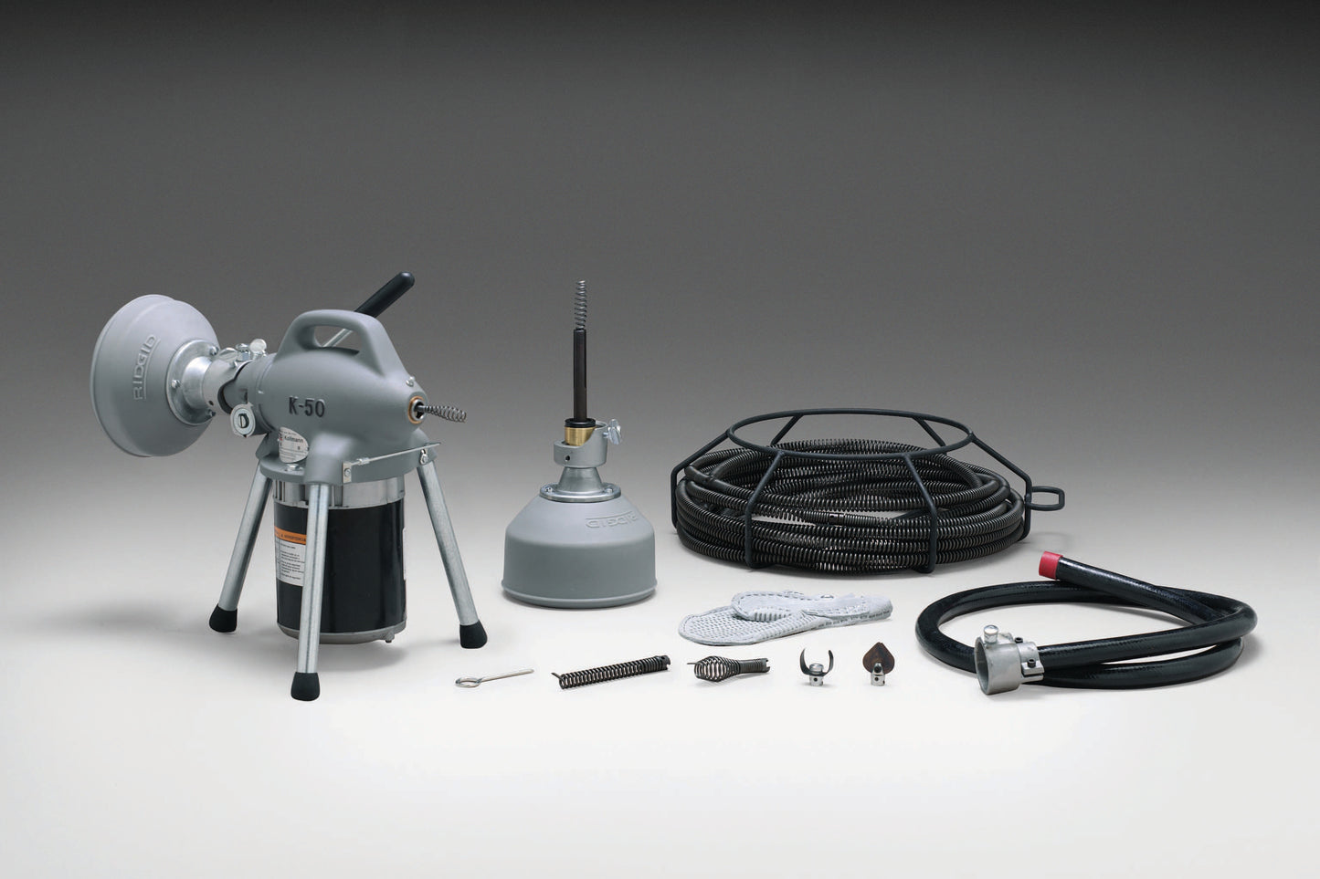 RIDGID Machine, with A-30 Cable Kit