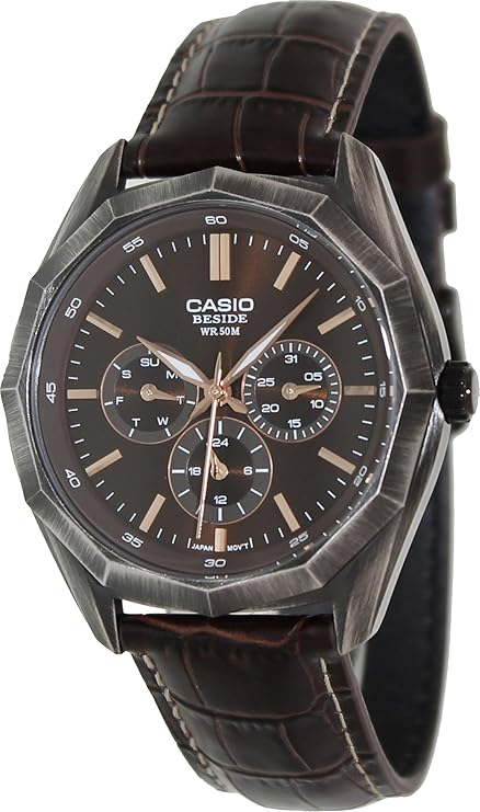 CASIO ANALOG MENS WATCH BEM-310BL-5AVDF