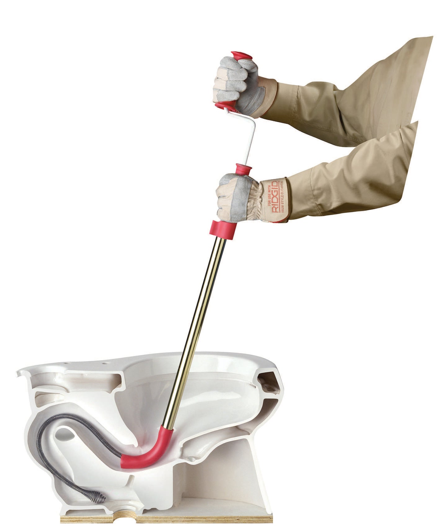 RIDGID K-3 3' (1 m) Toilet Auger with Bulb Head