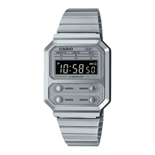 CASIO Vintage Digital Unisex Watch A100WE-7BDF