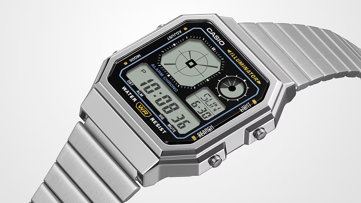 CASIO DIGITAL VINTAGE UNISEX WATCH A130WE-9ADF