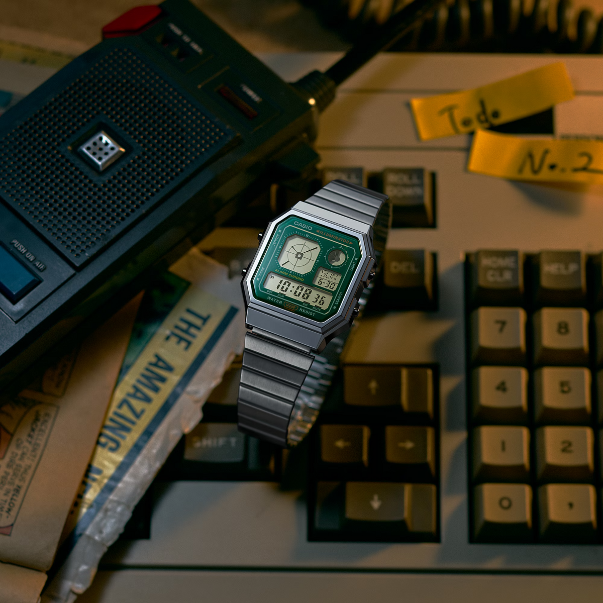 CASIO DIGITAL VINTAGE UNISEX WATCH A130WE-3ADF