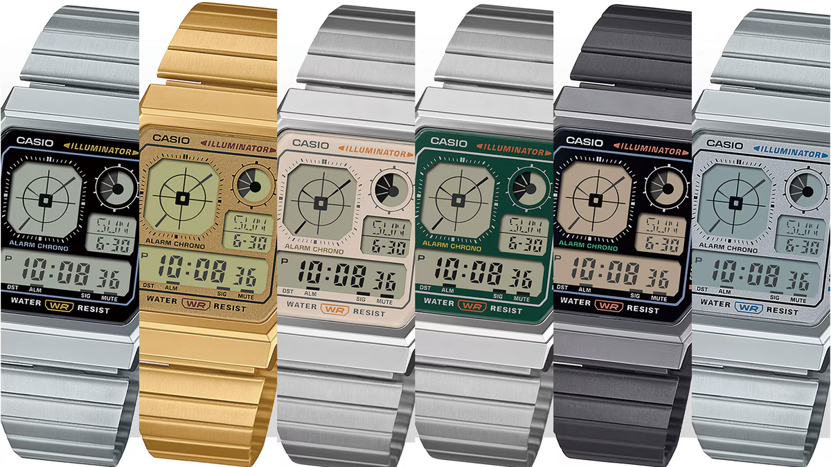 CASIO DIGITAL VINTAGE UNISEX WATCH A130WE-9ADF