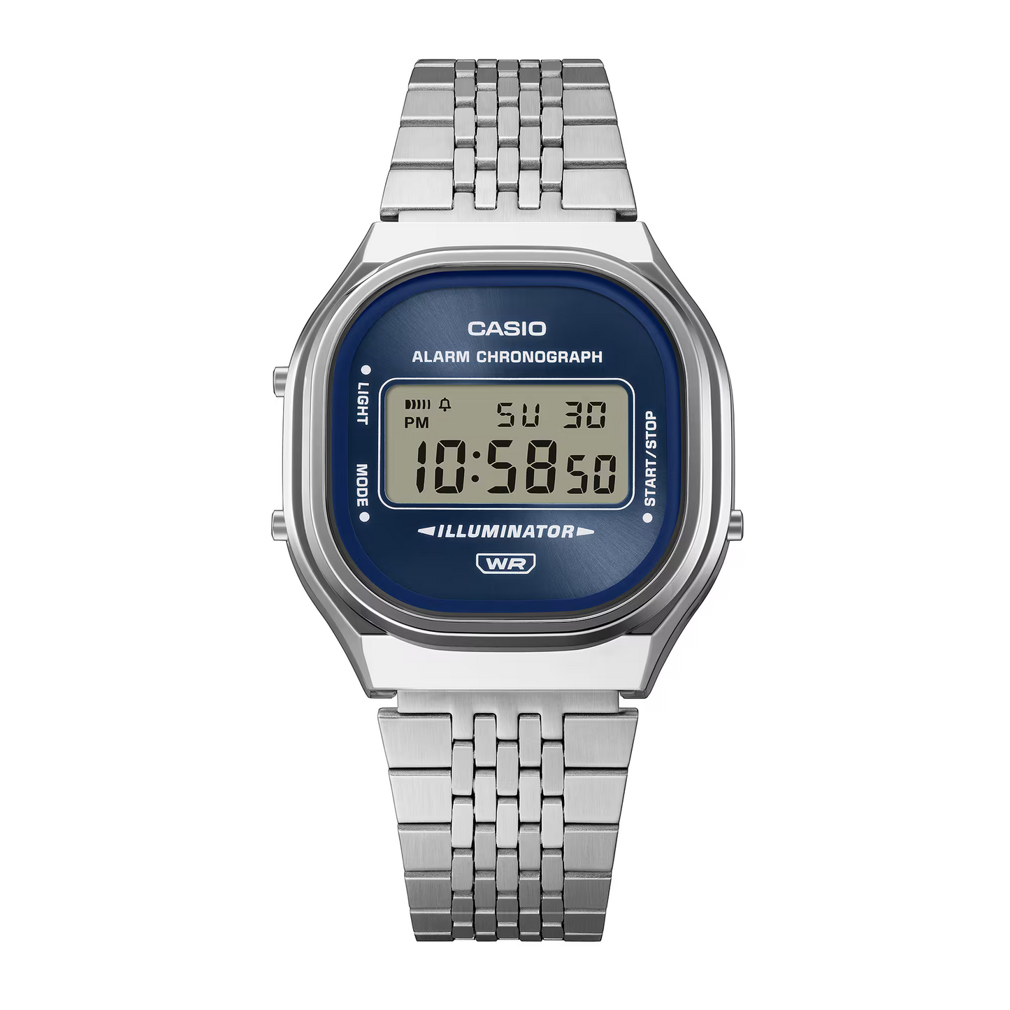 CASIO Vintage Unisex Blue Digital Watch A140WE-2ADF