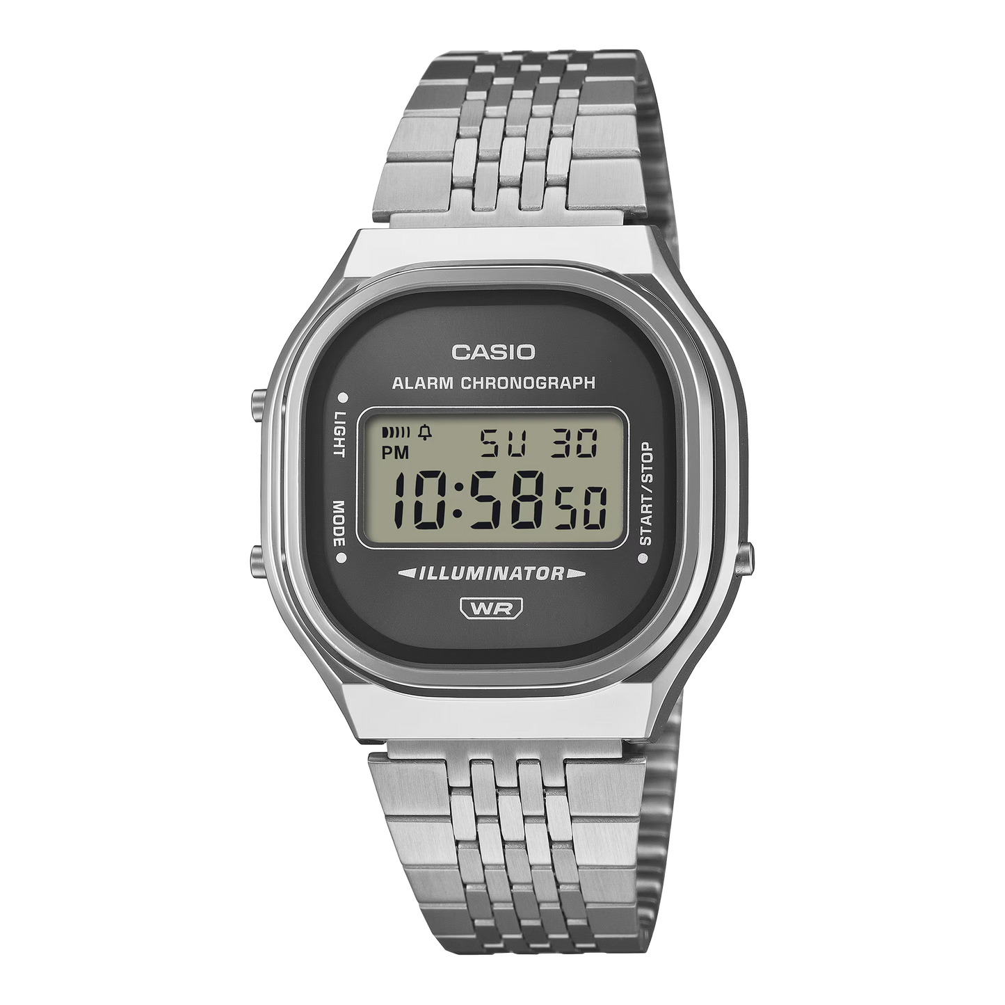 CASIO Vintage Unisex Gray Digital Watch A140WE-8ADF