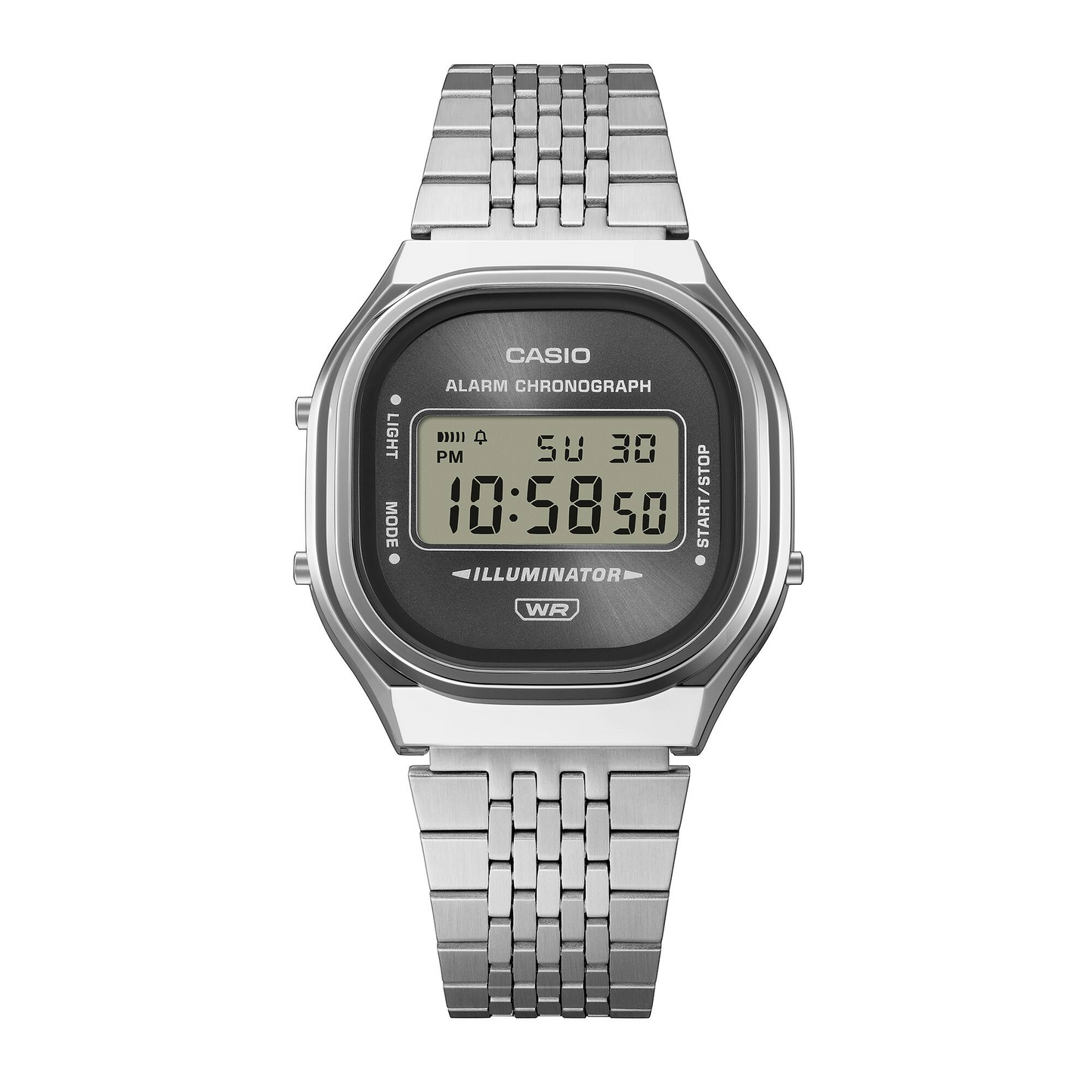 CASIO Vintage Unisex Gray Digital Watch A140WE-8ADF