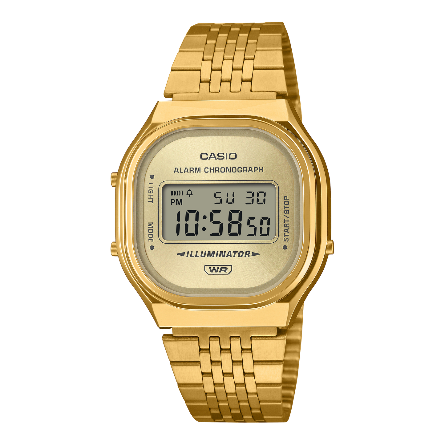 CASIO Vintage Unisex Gold Digital Watch A140WEG-9ADF