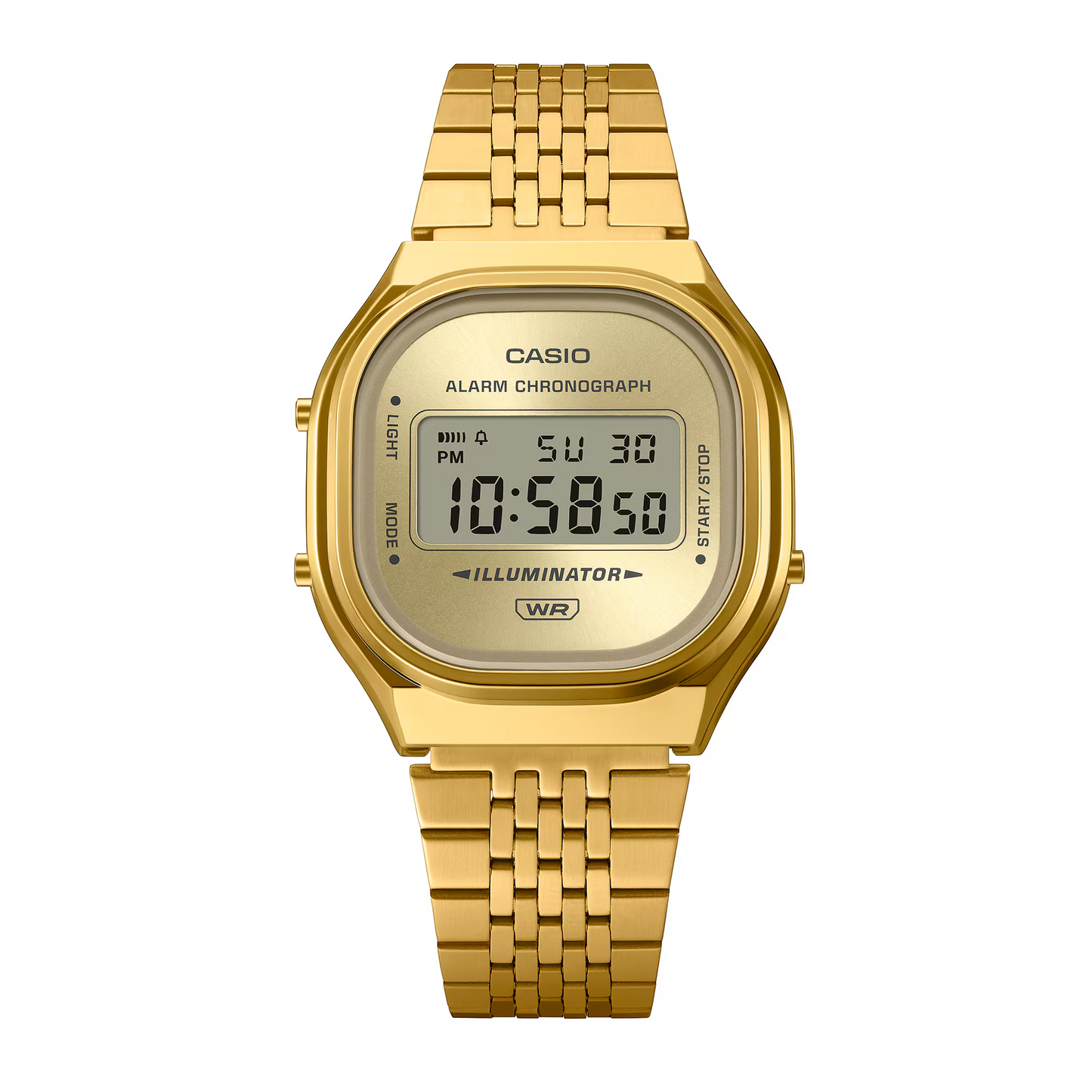 CASIO Vintage Unisex Gold Digital Watch A140WEG-9ADF