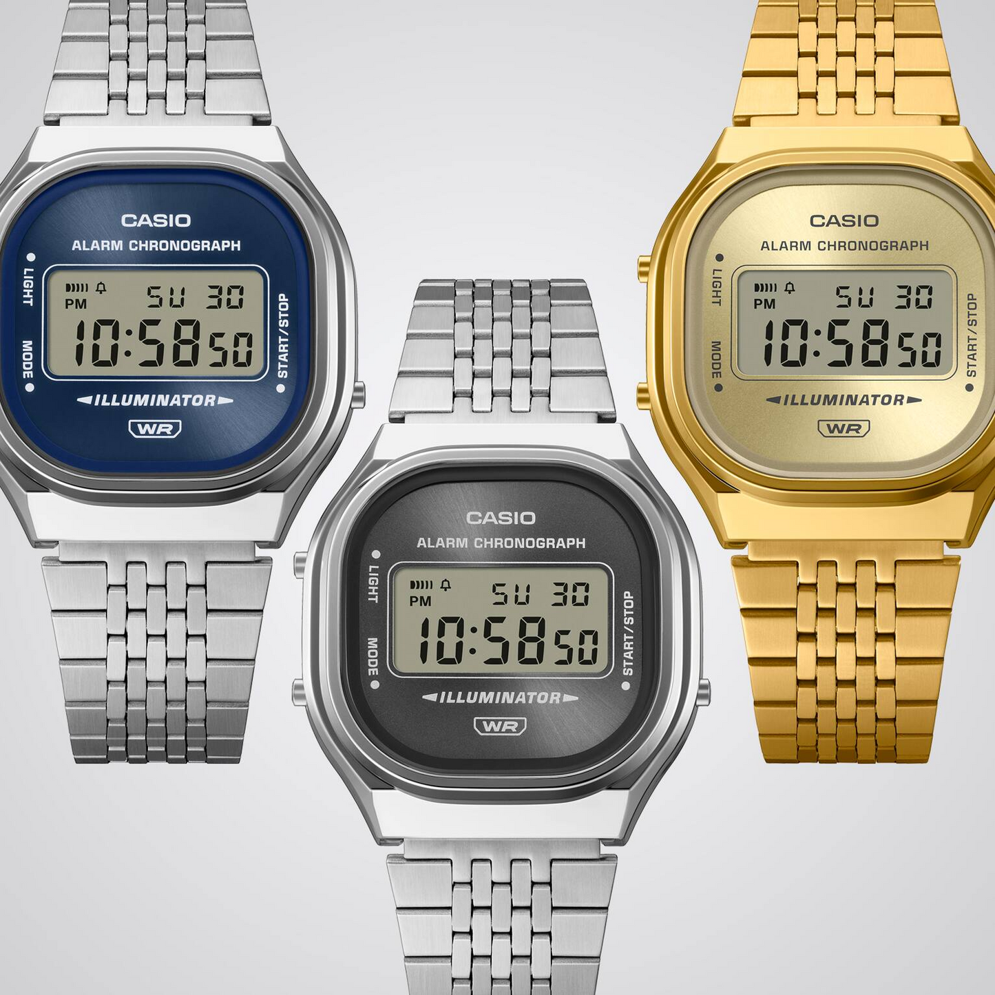CASIO Vintage Unisex Gold Digital Watch A140WEG-9ADF