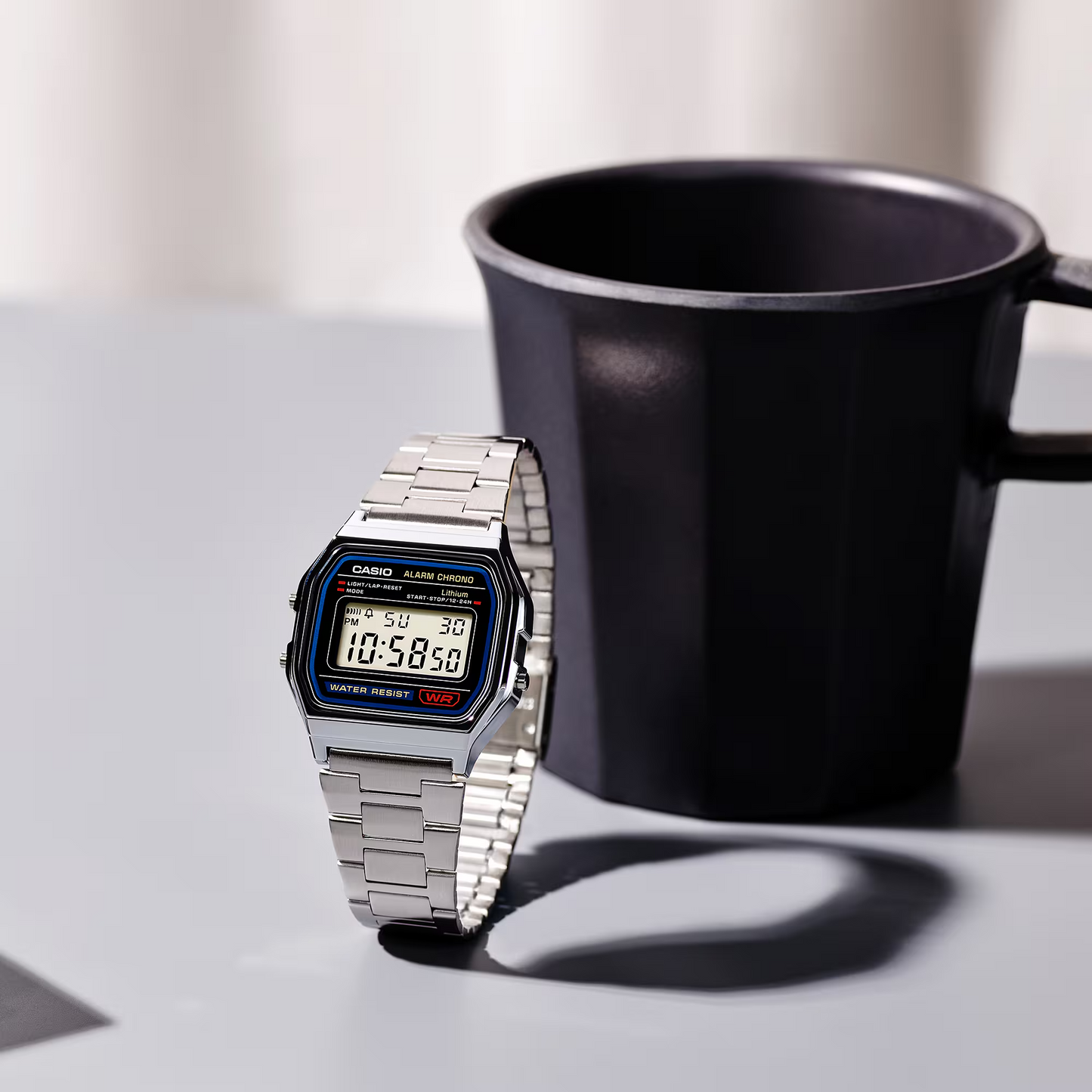 CASIO VINTAGE DIGITAL UNISEX WATCH A158WA-1DF