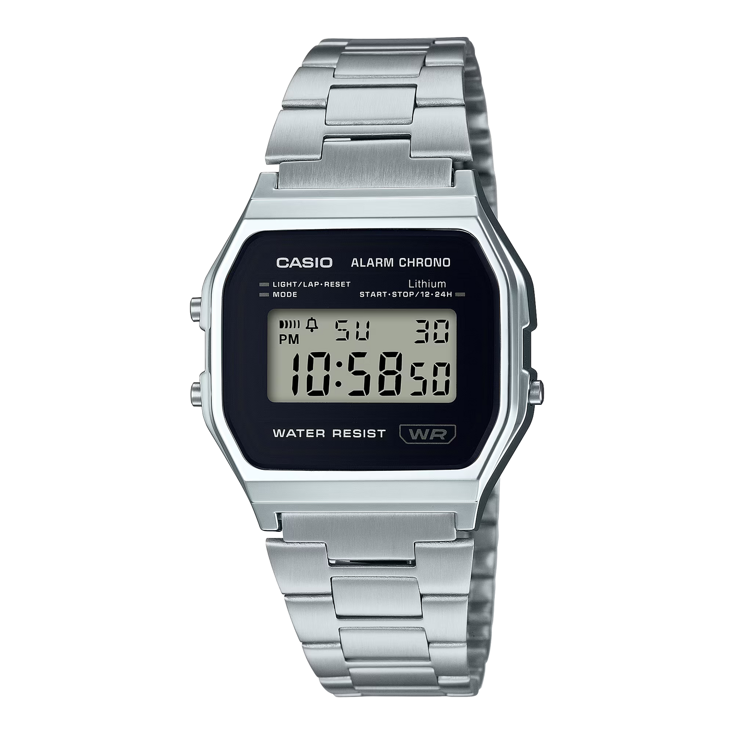 CASIO VINTAGE DIGITAL UNISEX WATCH A158WEA-1DF