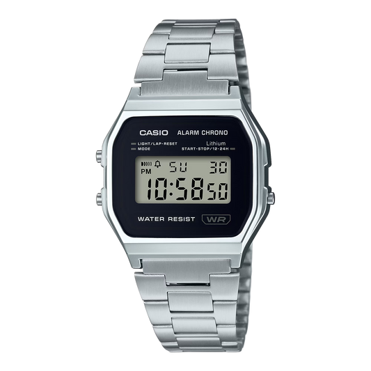 CASIO VINTAGE DIGITAL UNISEX WATCH A158WEA-1DF
