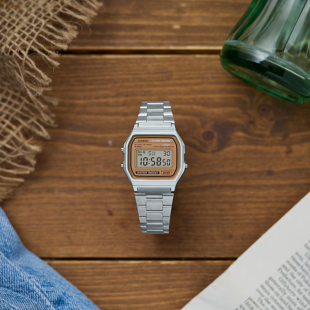 CASIO VINTAGE DIGITAL UNISEX WATCH A158WEA-9DF