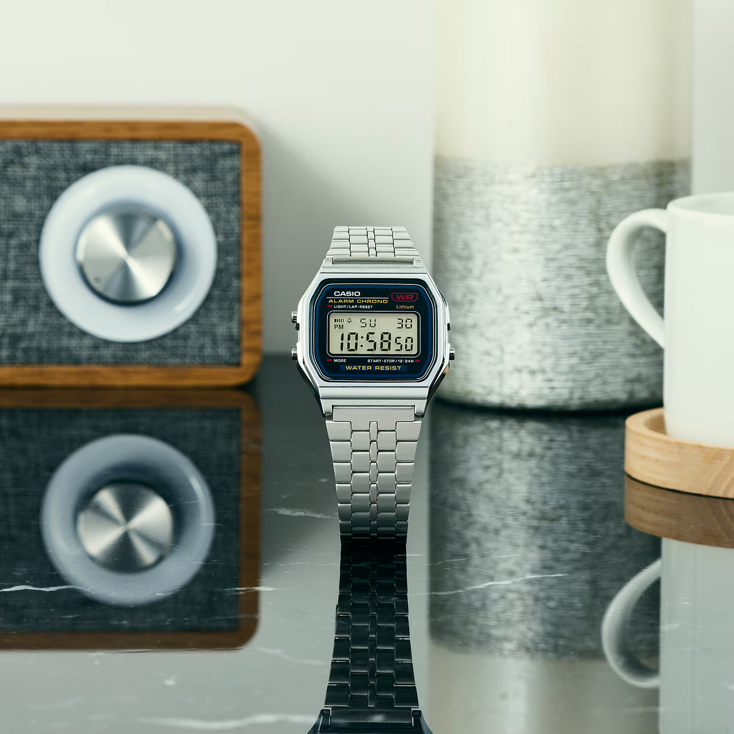 CASIO VINTAGE DIGITAL UNISEX WATCH A159WA-N1DF
