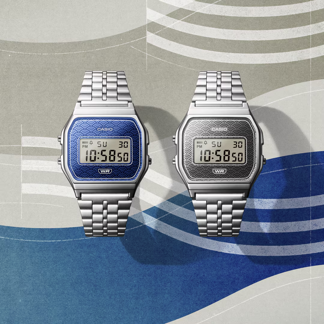 CASIO Vintage Unisex Digital Limited-Edition Watch A159WEVJ-7DR