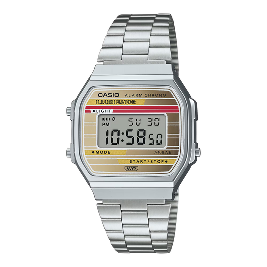 CASIO VINTAGE UNISEX DIGITAL WATCH A168WEHA-9ADF