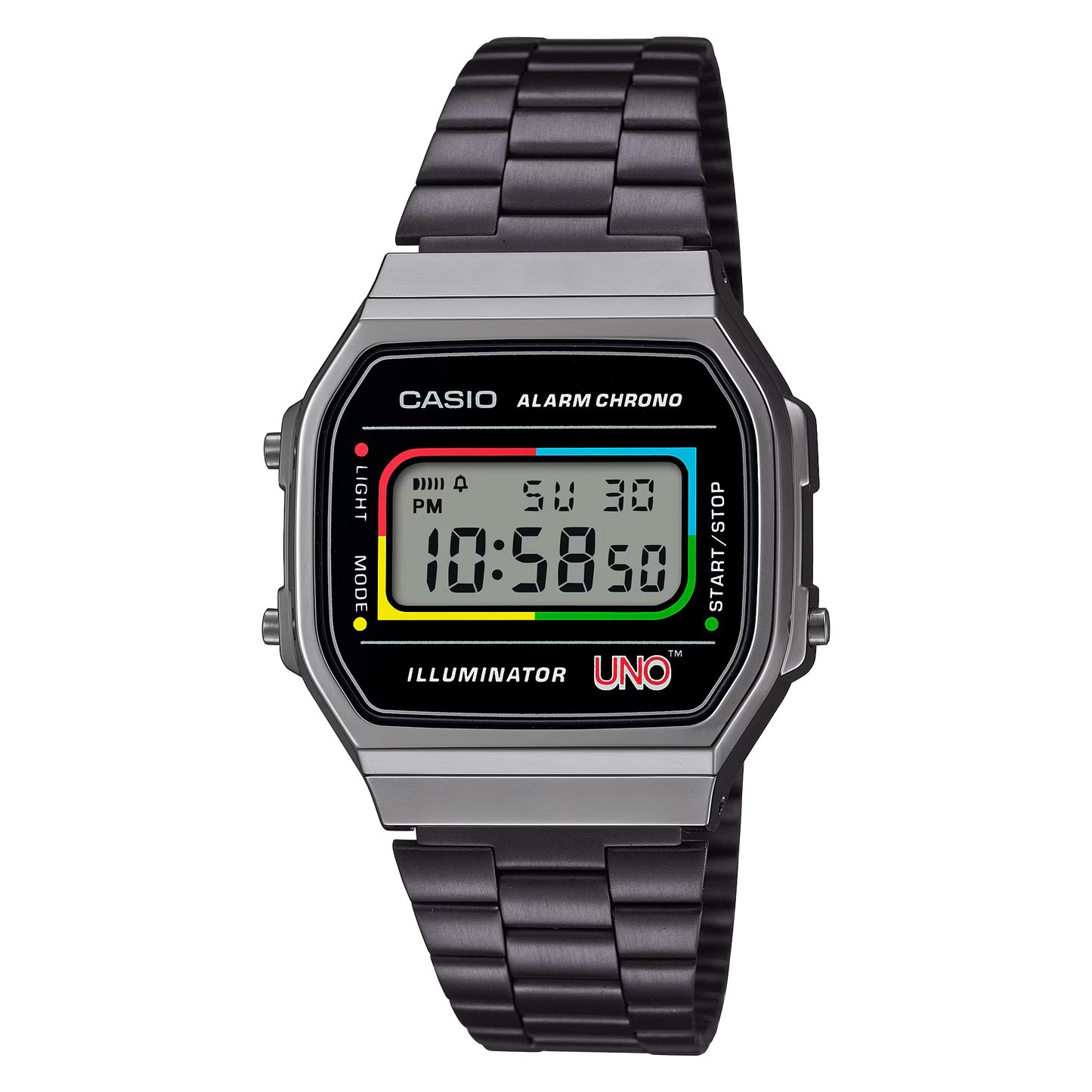 CASIO VINTAGE UNISEX WATCH A168WEUC-1ADR