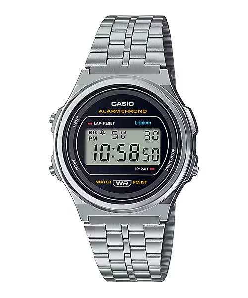 CASIO Vintage Digital Unisex Watch A171WE-1ADF