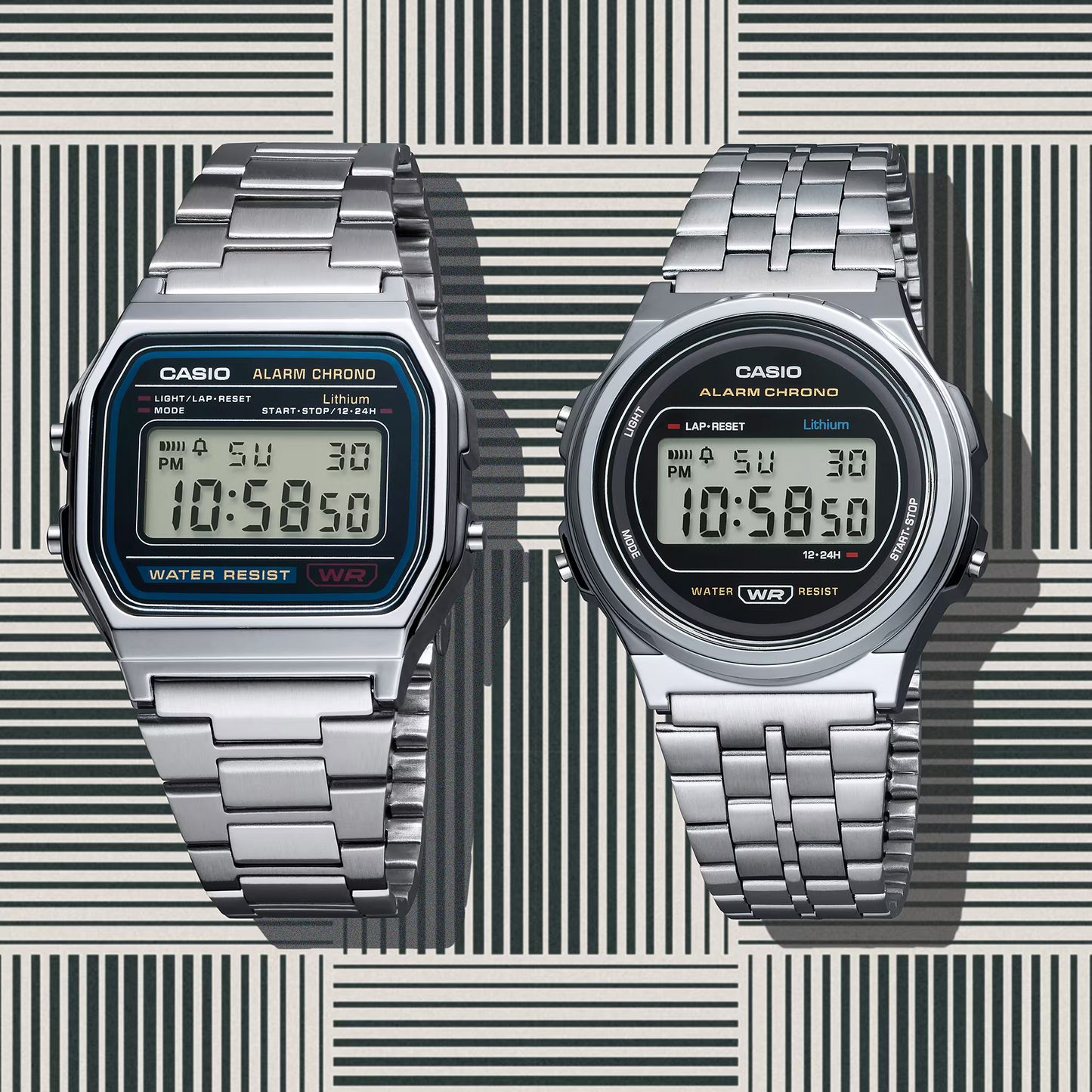 CASIO VINTAGE DIGITAL UNISEX WATCH A158WA-1DF