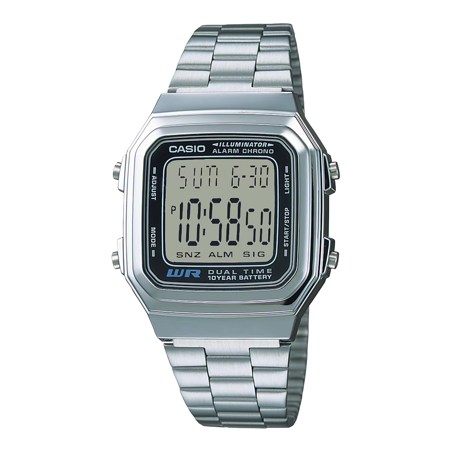 CASIO Vintage Digital Unisex Watch A178WA-1ADF